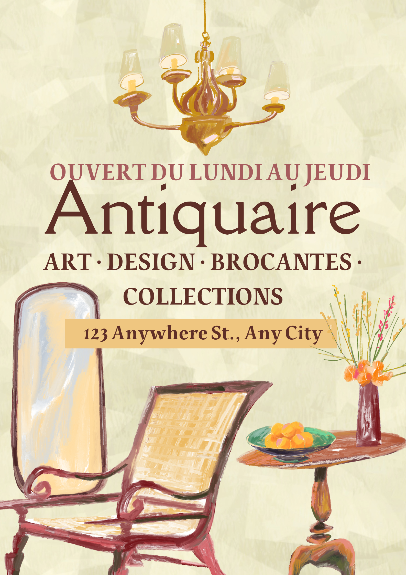 Affiche de campagne marketing